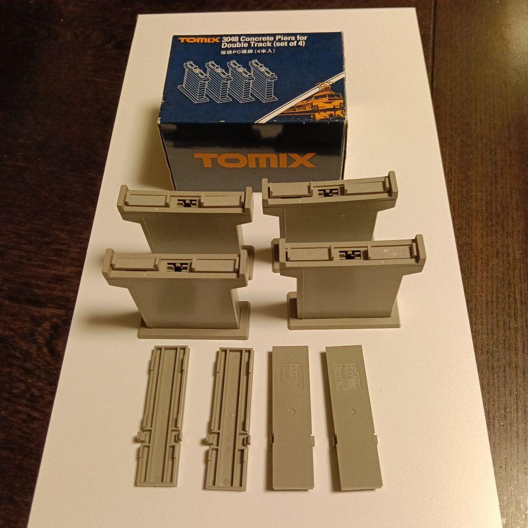TOMIX 複線高架線路／複線高架橋脚・レンガ橋脚／複線架線柱・鉄骨型