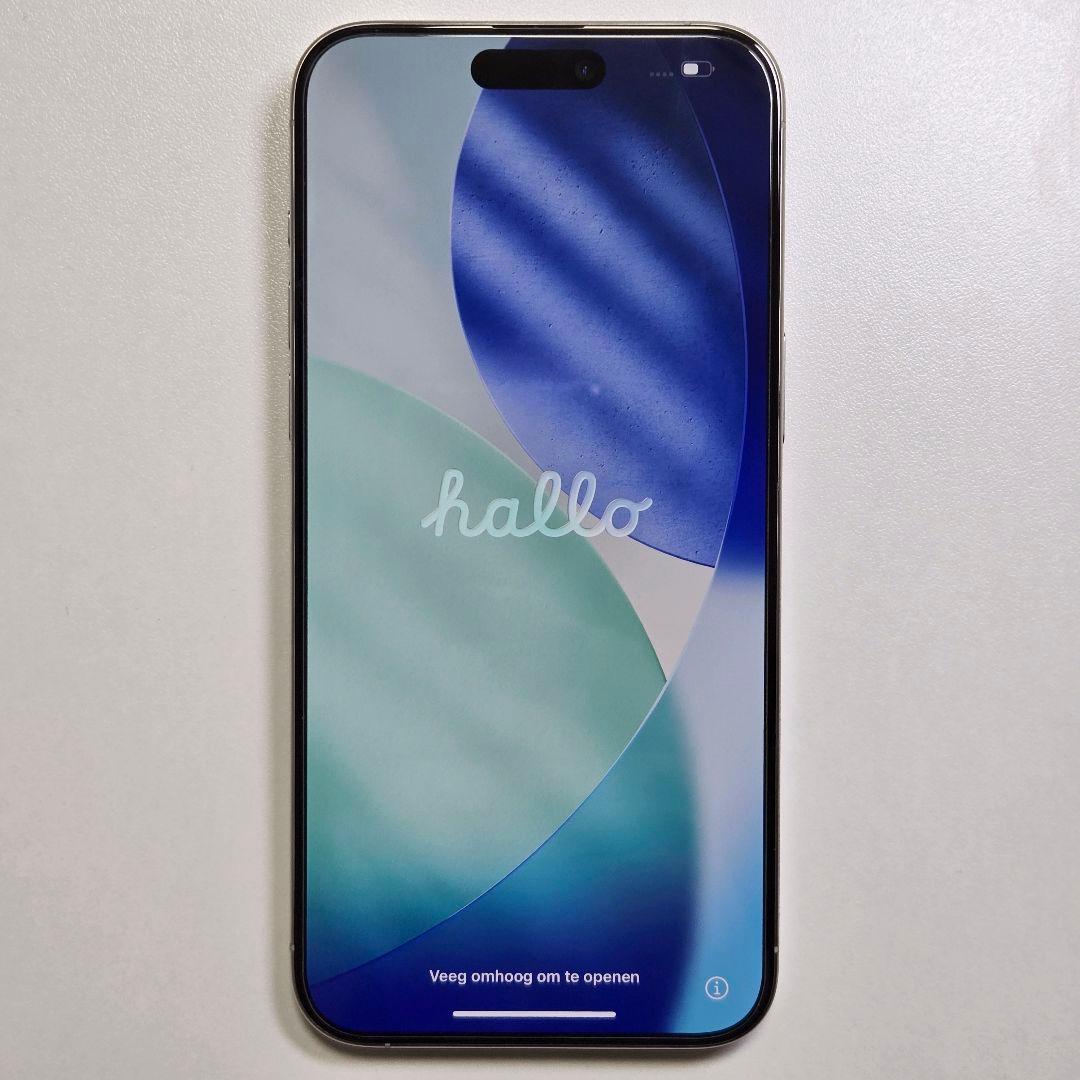 美品 iPhone 15 Pro max 256GB ホワイトチタニウム iPhone 15 Pro Max 256GB (White Titanium) | C Spire Wireless