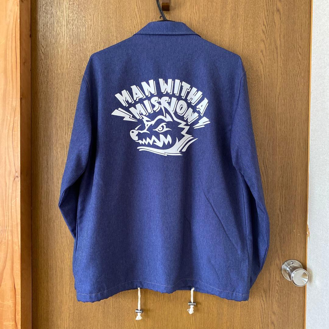 マンウィズ デニム風コーチジャケット 15thアニバーサリーモデル L