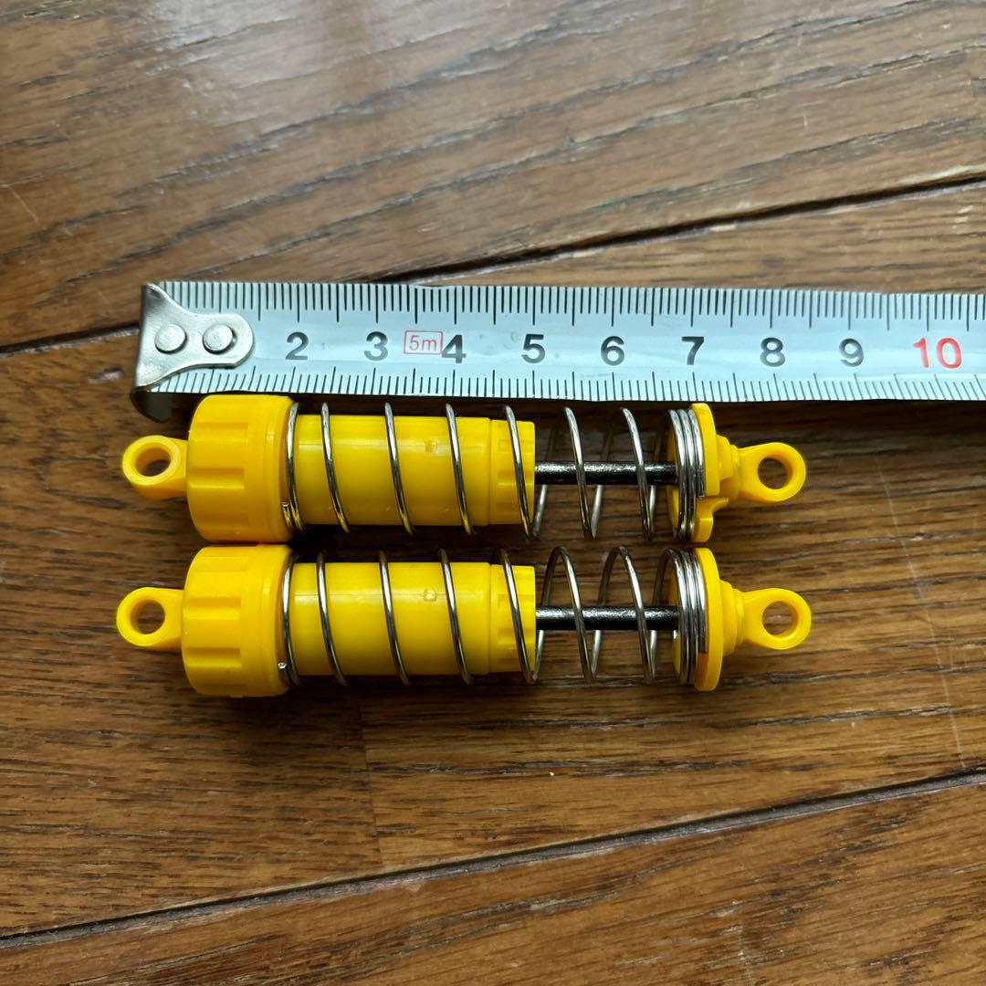 タミヤ CVAダンパー オイルダンパー 黄色 4本セット - メルカリ