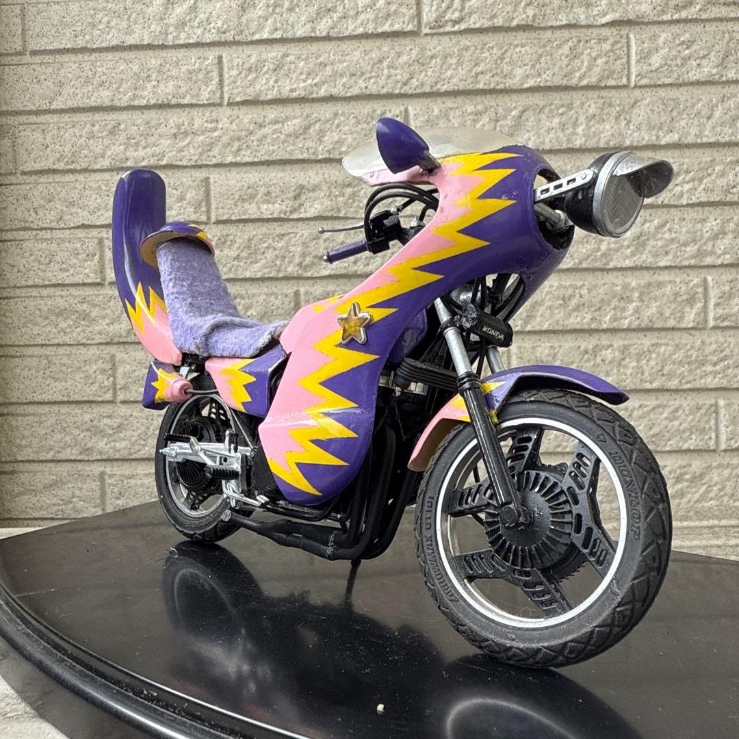 俺のマシン CBX400F当時物 旧車會 暴走族 ロケット 3段シート 1/12