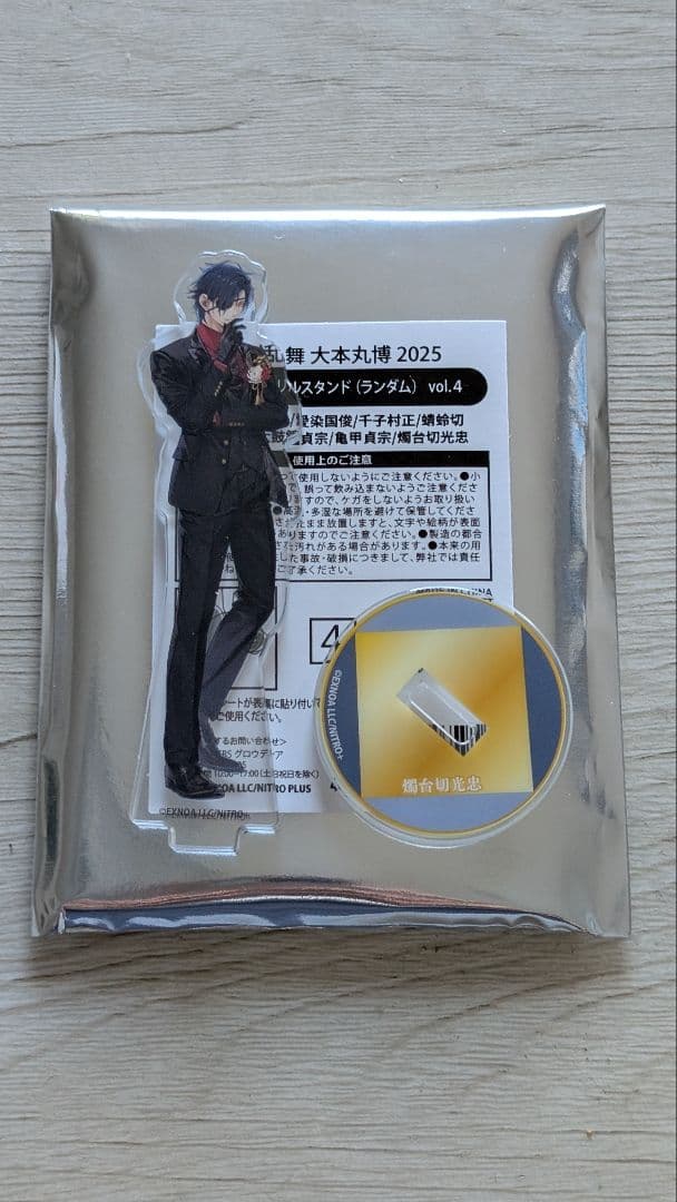 刀剣乱舞 大本丸博 2025 祝装 ミニアクリルスタンド 燭台切光忠