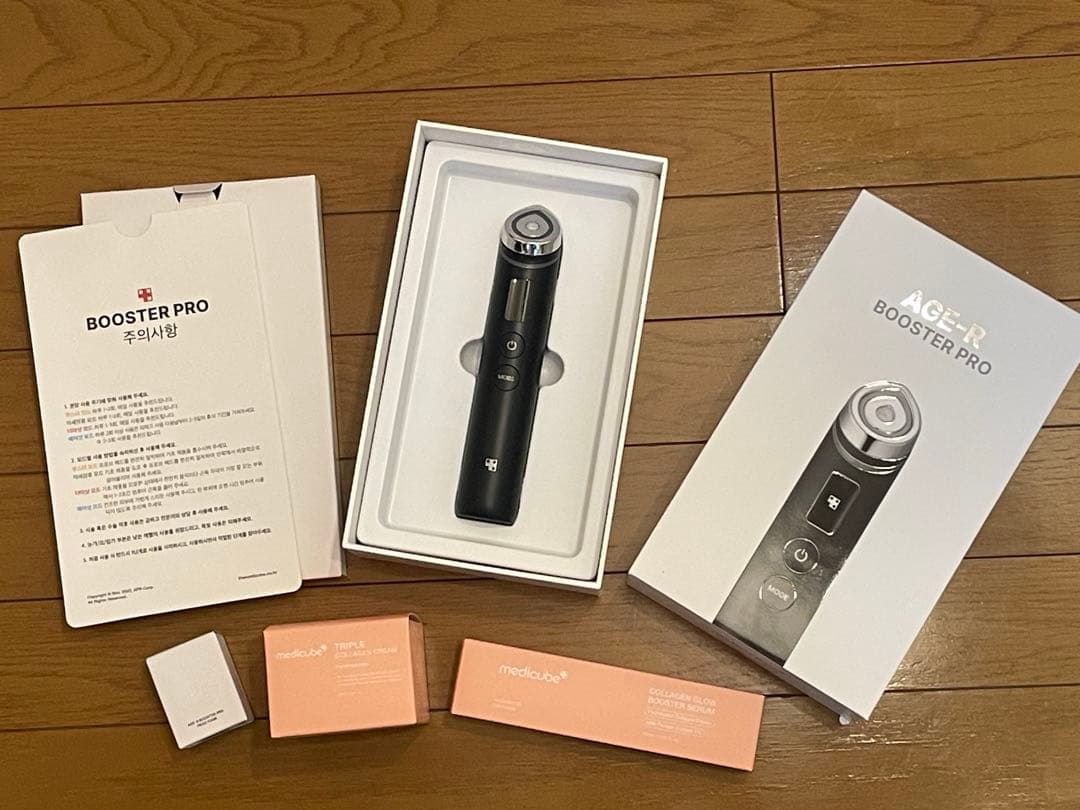 medicube AGE-R ブースタープロ　美顔器 ブラック medicube ブースタープロ BOOSTEPRO AGE-R ブラック メディキューブ