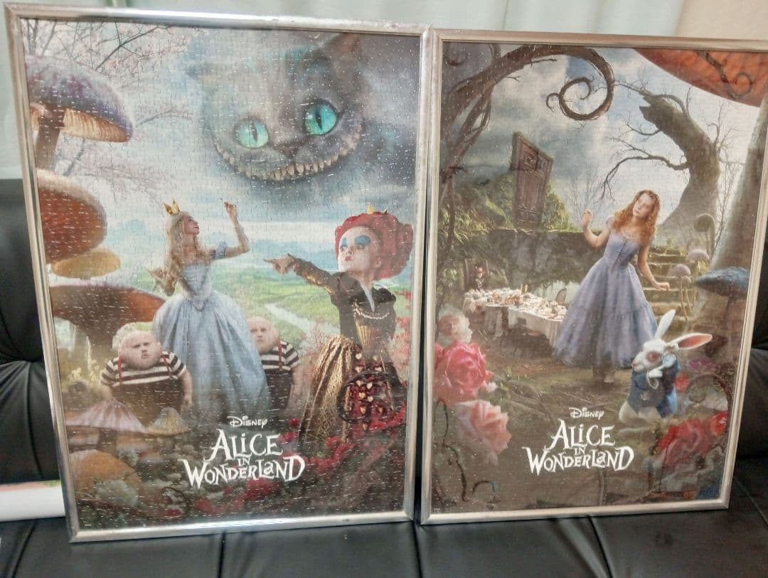 廃番　Disney　 アリスインワンダーランド 大型ジグソーパズル アリスインワンダーランド』ジグソーパズル 1000ピース 3部作 3点