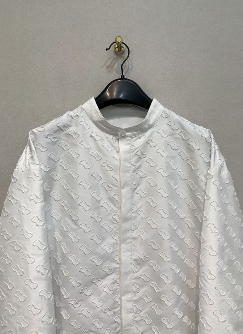 yori ヨリ キティリボンレイヤード ブラウス 白 シャツ ホワイト