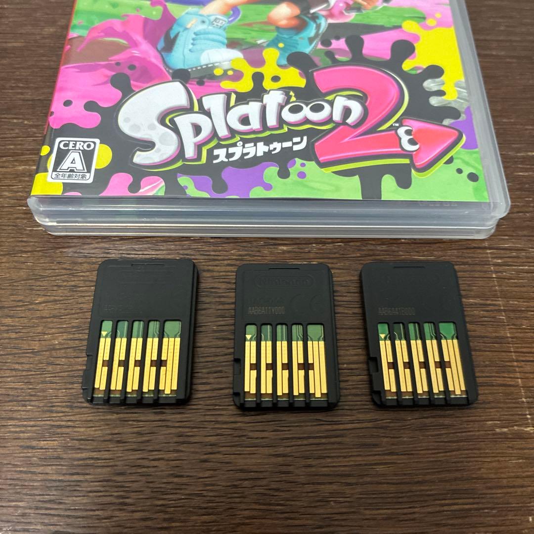 スプラトゥーン2 3本セット 動作確認済 ニンテンドースイッチソフト