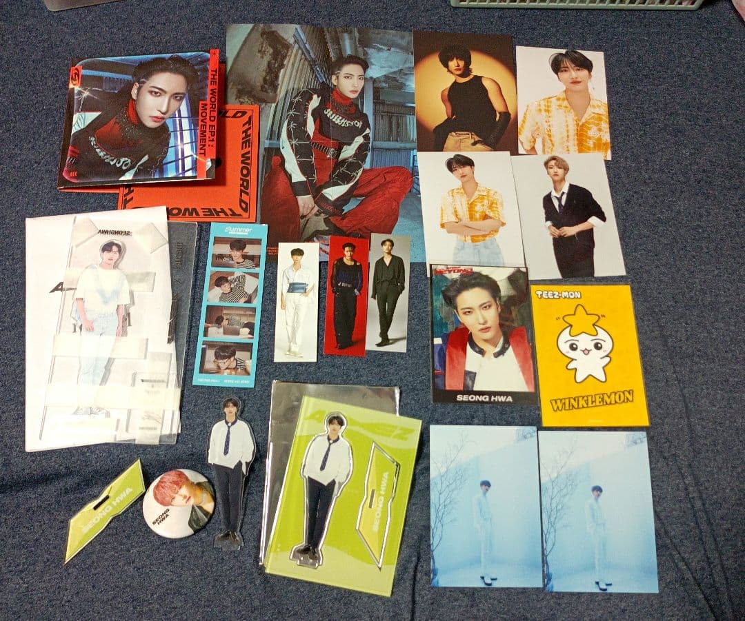 ateez ソンファ アクスタ SEONG HWA ポストカード scawaii - メルカリ