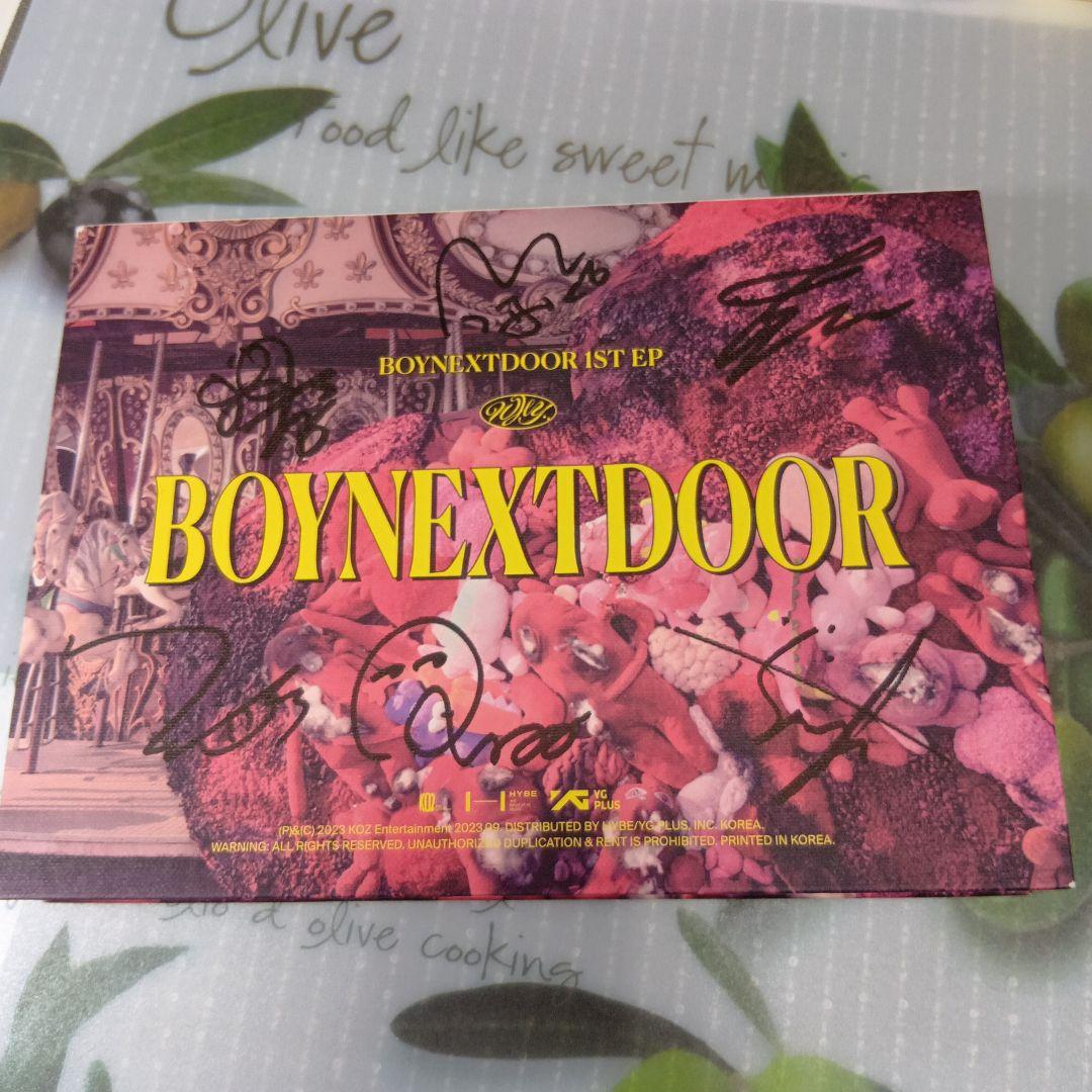 boynextdoor　プロモアルバム　非売品　サイン入り　ボネクド　WHY BOY NEXT DOOR プロモアルバム 非売品 サイン入り WHO！ レア - メルカリ