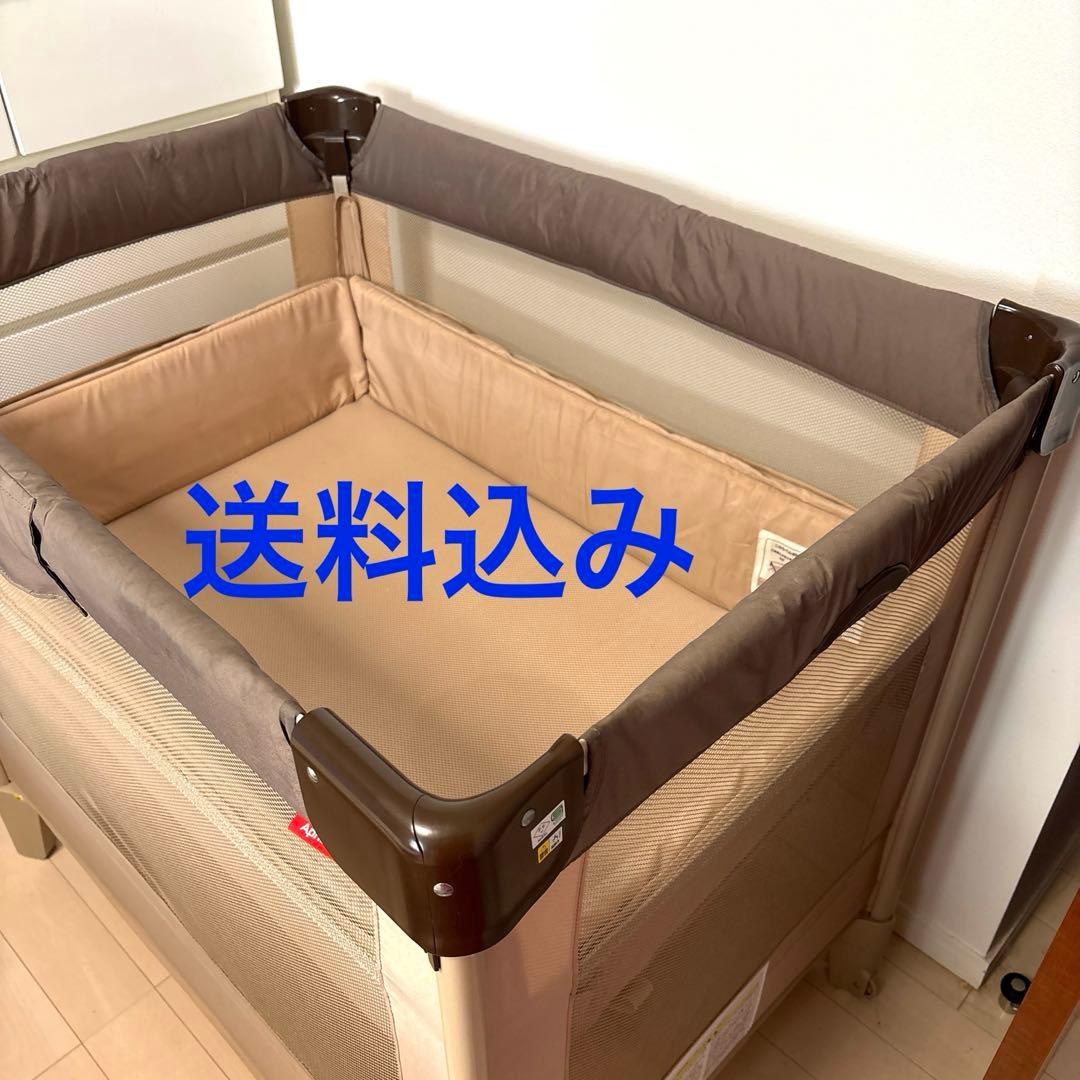 アップリカ ベビーベッド ココネルエアー ココアブラウンぴろ】Aprica