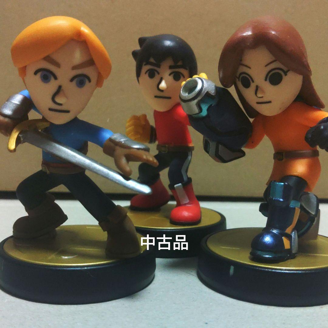 Mii Fighters amiibo Miiファイター3体セット 中古 - メルカリ