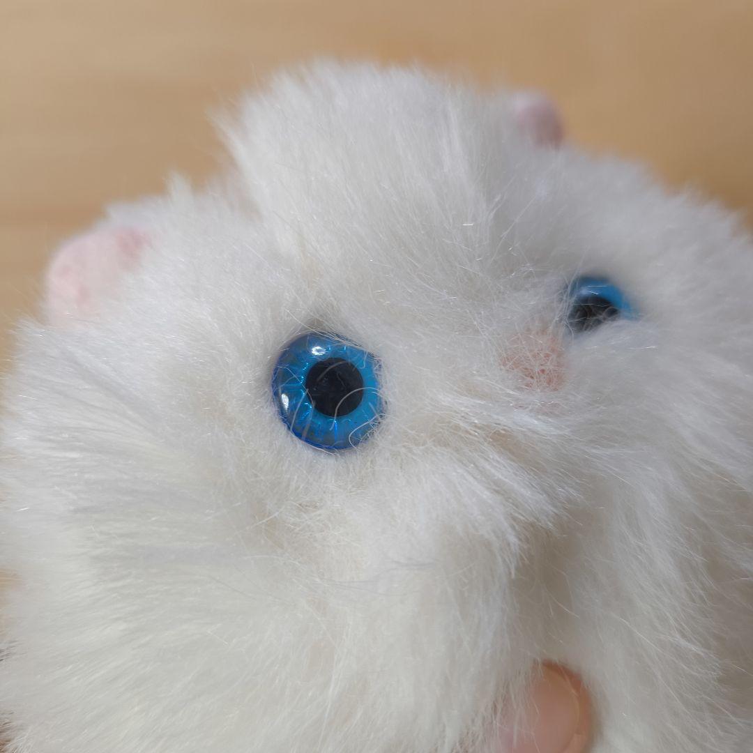ペルシャ猫 昭和レトロ ぬいぐるみ パペット 白猫 ブルーアイズ