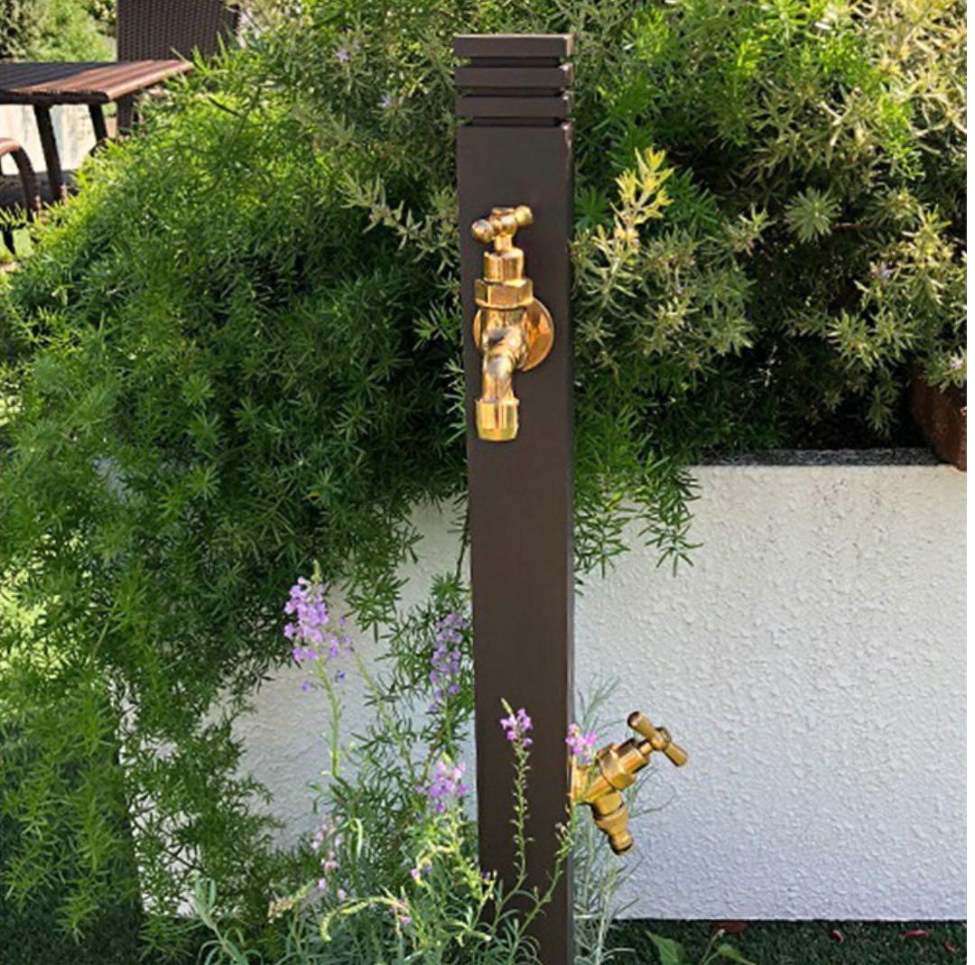 【真鍮】立水栓 Miyabi 雅 セキスイエクステリア セキスイデザインワークス 立水栓】 Miyabi/雅 2 | エクステリア,水回り,立水栓 | セキスイ