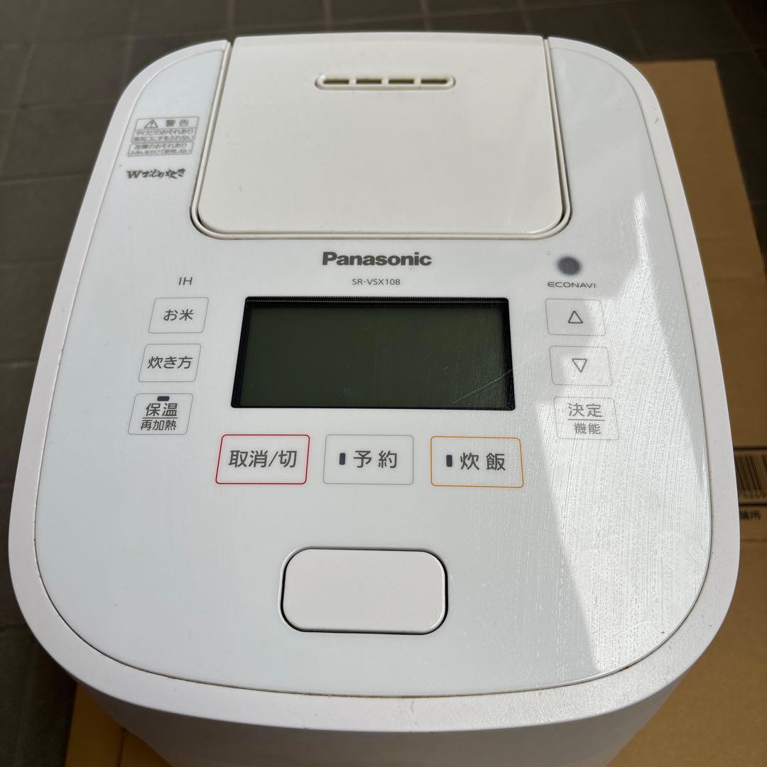 Panasonic SR-VX108 IH炊飯器概要 可変圧力IHジャー炊飯器 SR-PW108 |