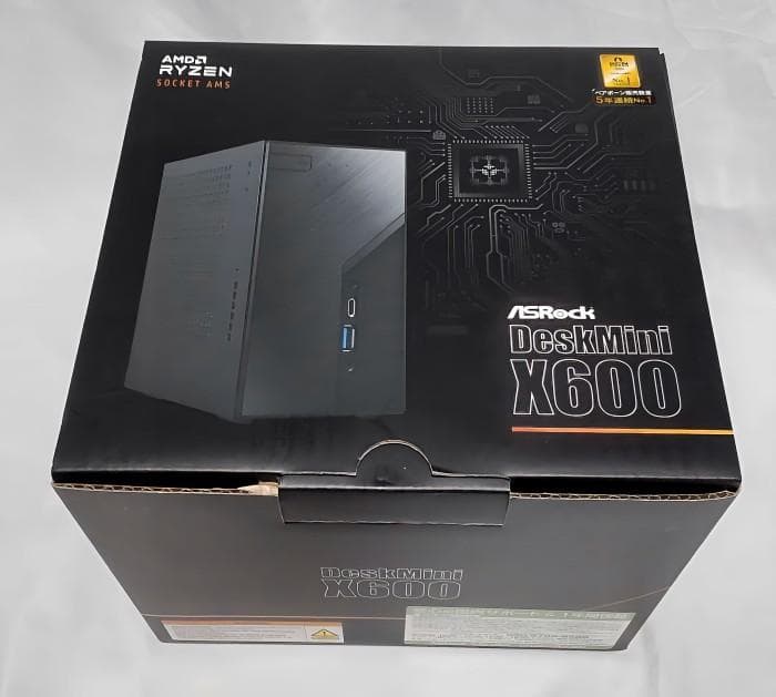 新品保証付　ASRock DeskMini X600 RYZEN対応 Amazon | ASRock DeskMini X600 AMD Ryzen 8000/7000シリーズ対応 X600
