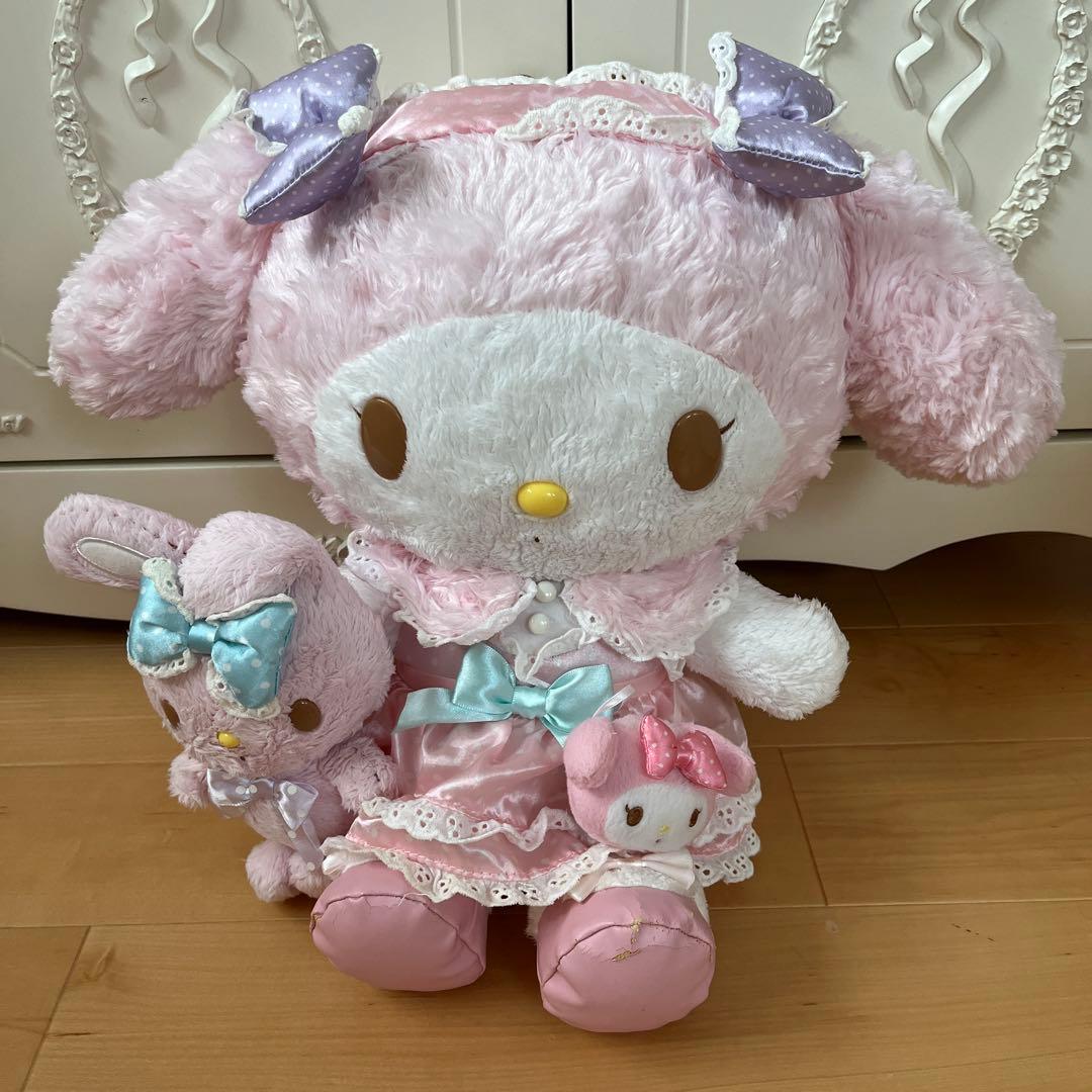 マイメロディ おめかしシリーズDXぬいぐるみ 希少激レア マイメロディおめかしぬいぐるみDX｜Yahoo!フリマ（旧