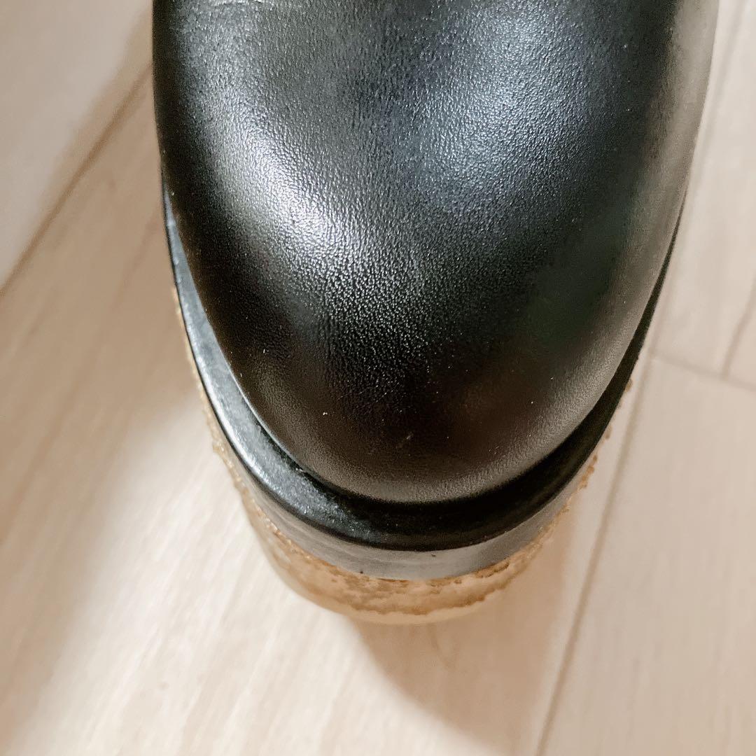 ピエール アルディ VALENTINA ブーツ レザー ブラック 厚底 37 - メルカリ