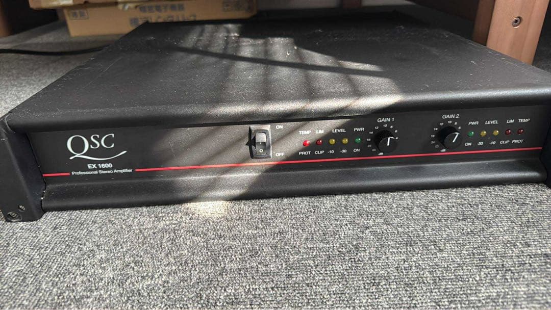 QSC EX1600 パワーアンプ QSC EX-1600 600W /4Ohm Output Power Professional Amplifier | eBay