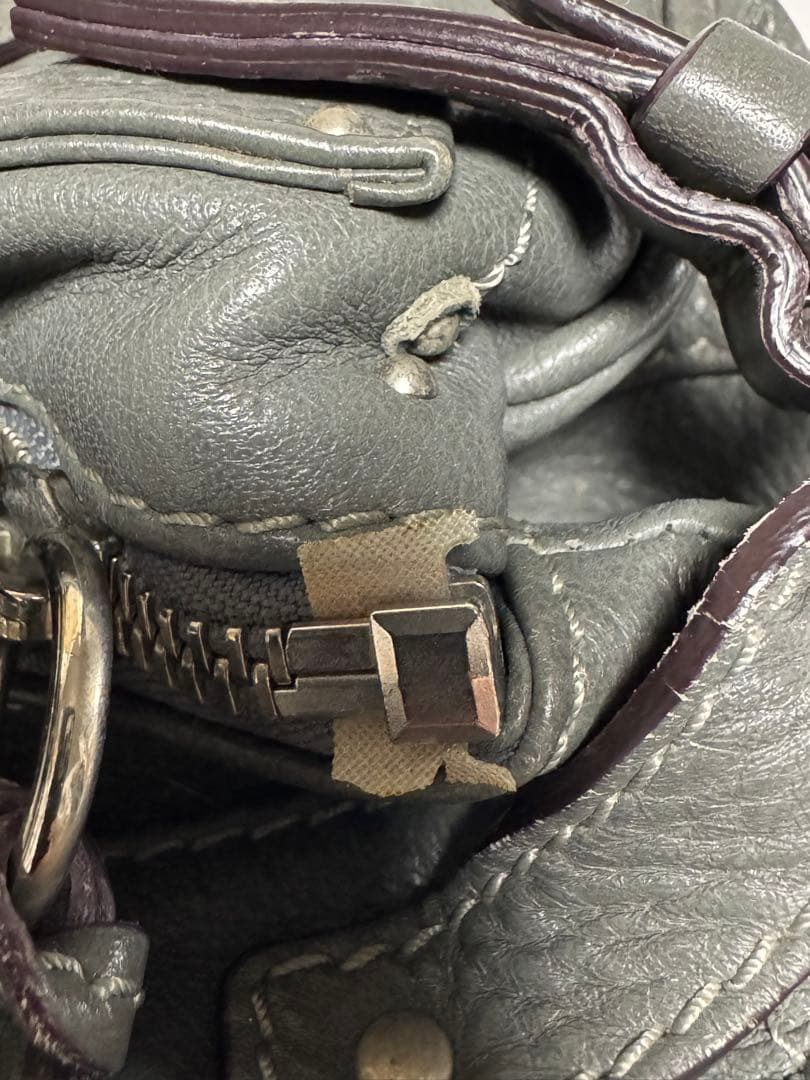 クロエ パディントン ハンドバッグ グレー シルバー金具 フィービー