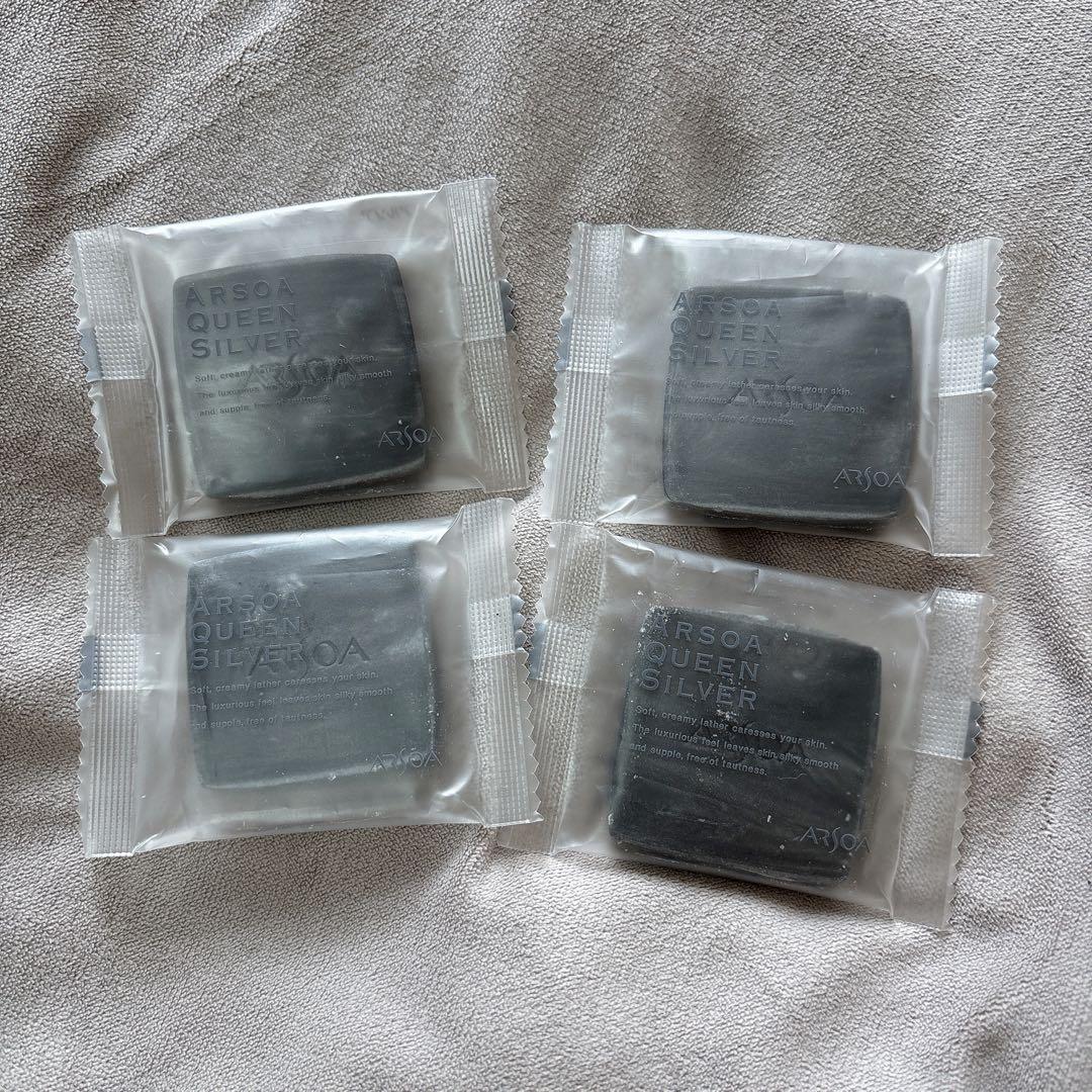 ARSOA QUEEN SILVER 石鹸 4個 - メルカリ
