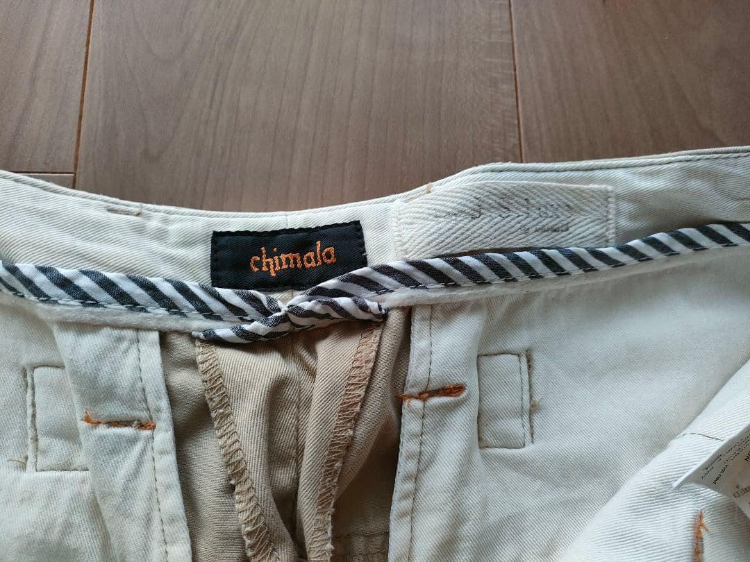 チマラ ✕ ジャーナルスタンダード 綺麗チノパン 程よいダメージ加工