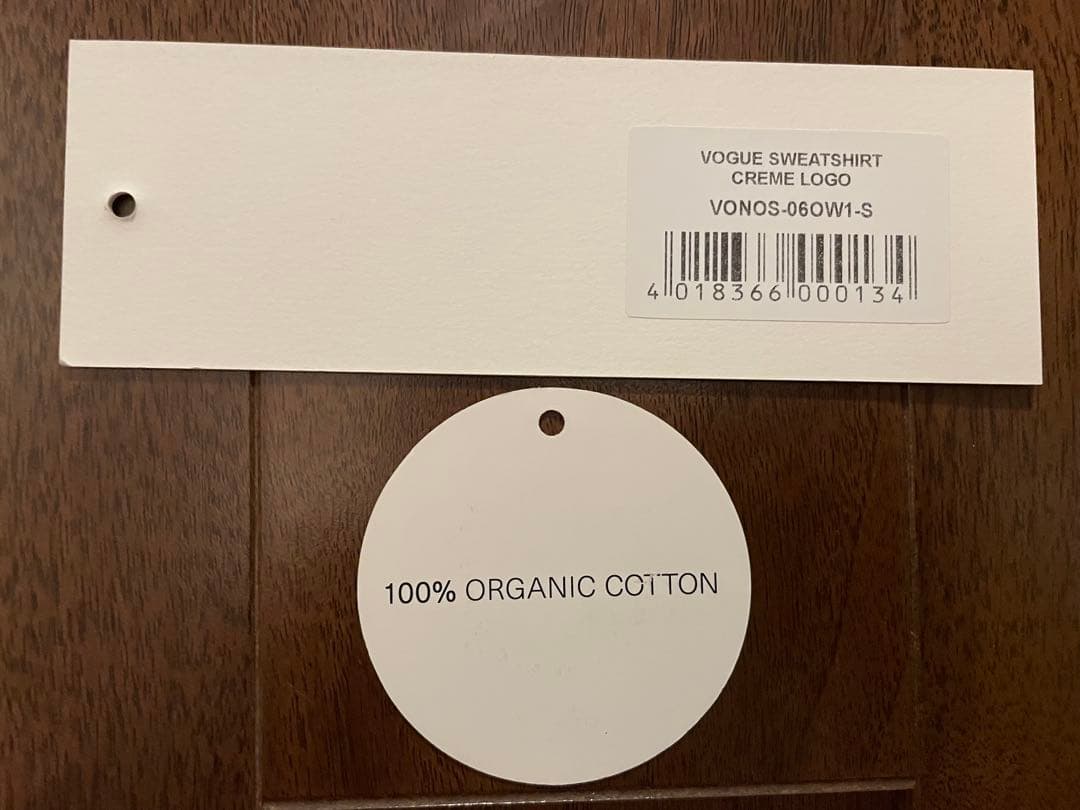 文太さま専用 新品 VOGUE ロゴ刺繍スウェット クリーム Sサイズ - メルカリ