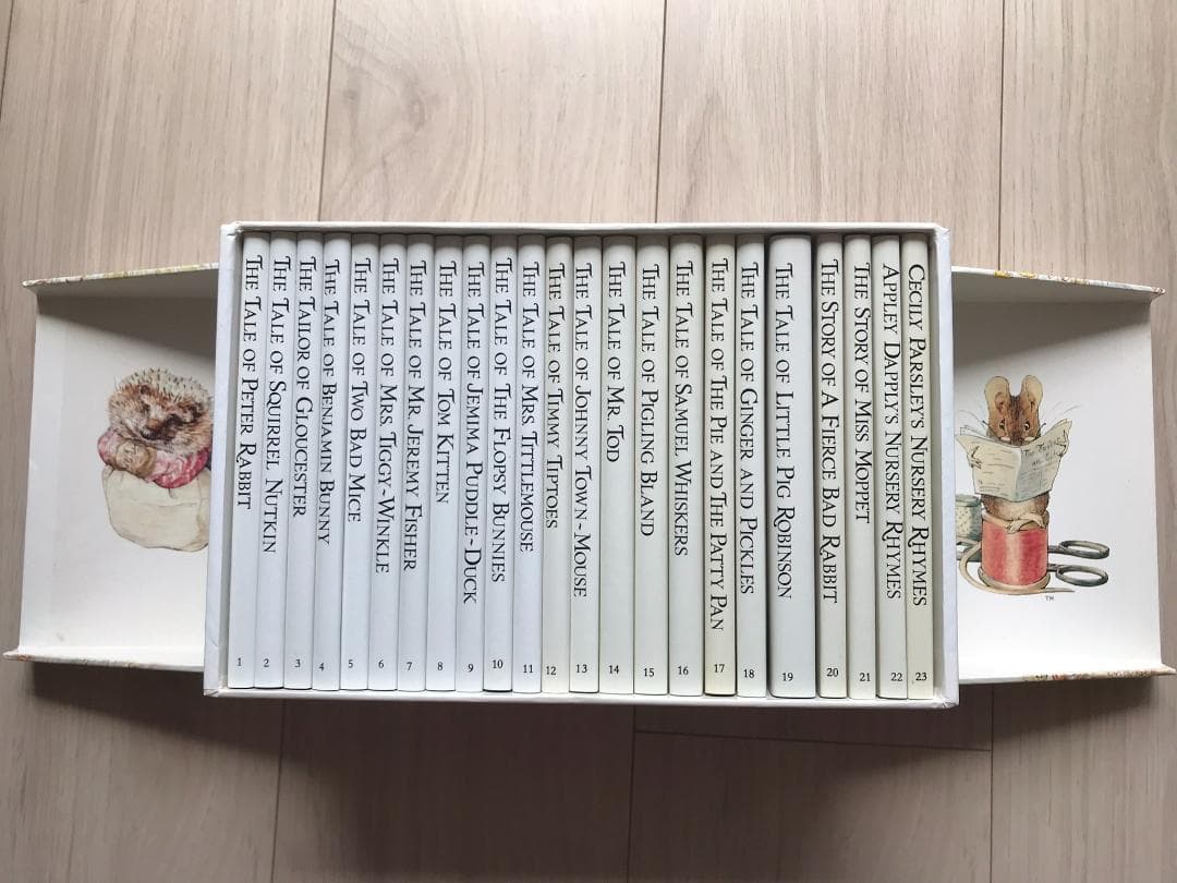 ピーターラビット 絵本 英語版（全23巻）ケース入り - メルカリ