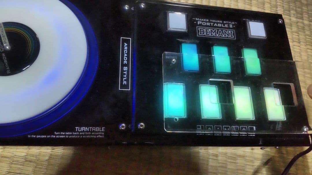 ビートマニア Rainbowportable 虹コン 三和ボタン 静音化 RGB