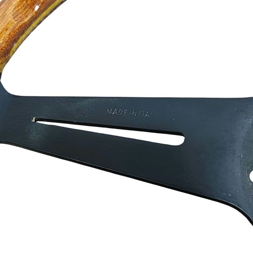 ★廃盤希少★ナルディ クラシックウッドステアリング ブラックスポーク　36.5Φ