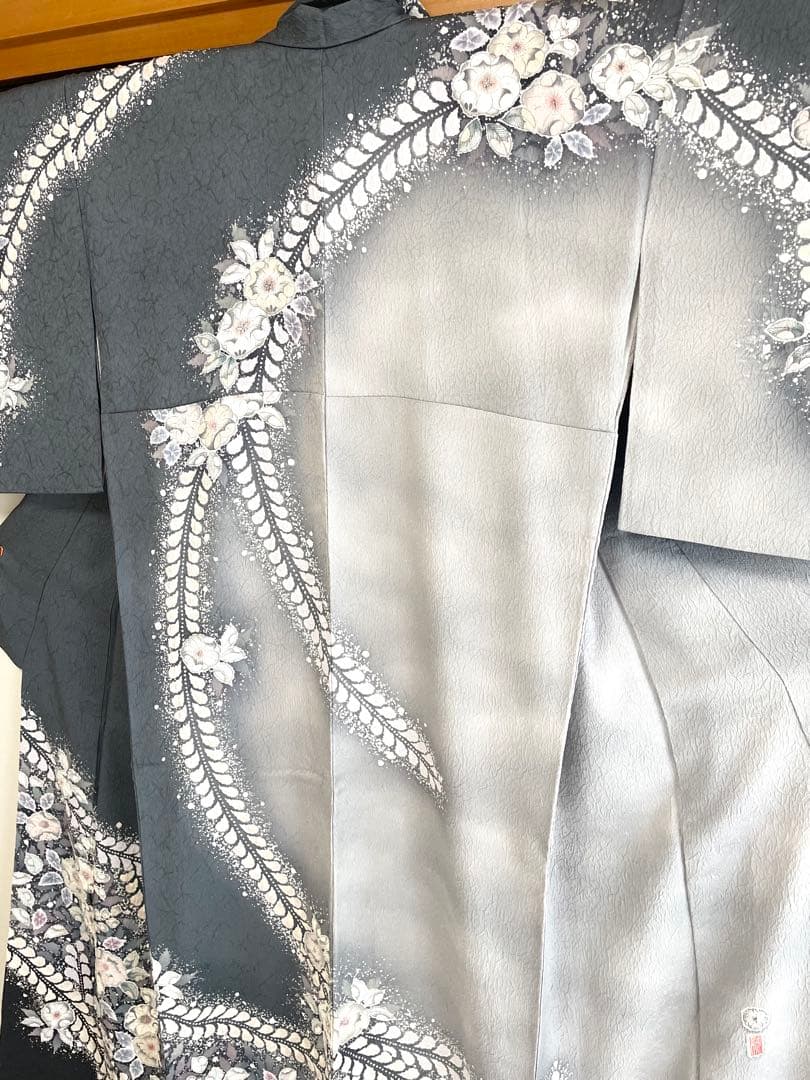 裄長トールサイズ】幻想的な 辻が花 訪問着◇正絹 染め分け - メルカリ