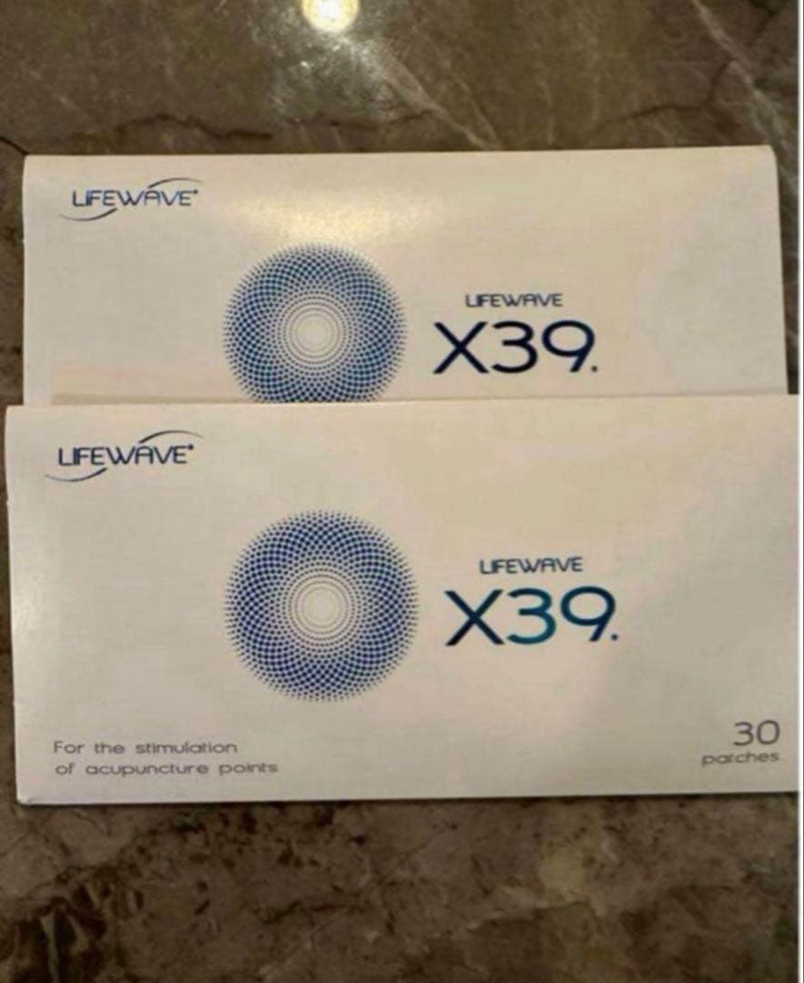 ☆X39 パッチ 2個セット 未使用 使用期限たっぷり Lifewave X39 パッチ 17枚 使用期限2027年4月 - メルカリ