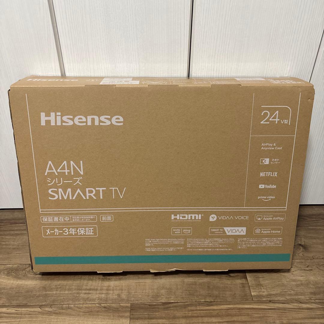Hisense 24A4N ハイセンス液晶テレビ24V型 SMART TV ハイセンス（HISENSE） 液晶テレビ 24A4N 24V型 A4Nシリーズ