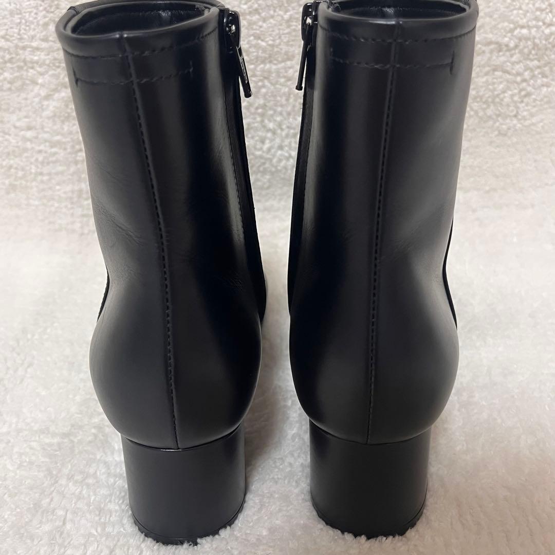 PELLICO】極美品 ショート ブーツ ブラック サイドジップ 35