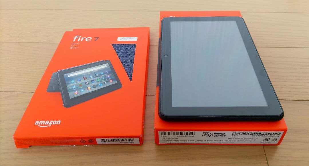 Amazon Fire 7 16GB ブラック 専用カバー付き　12世代 最新 Amazon アマゾン Fire HD 7 16GB 第12世代 ブラック タブレット 7