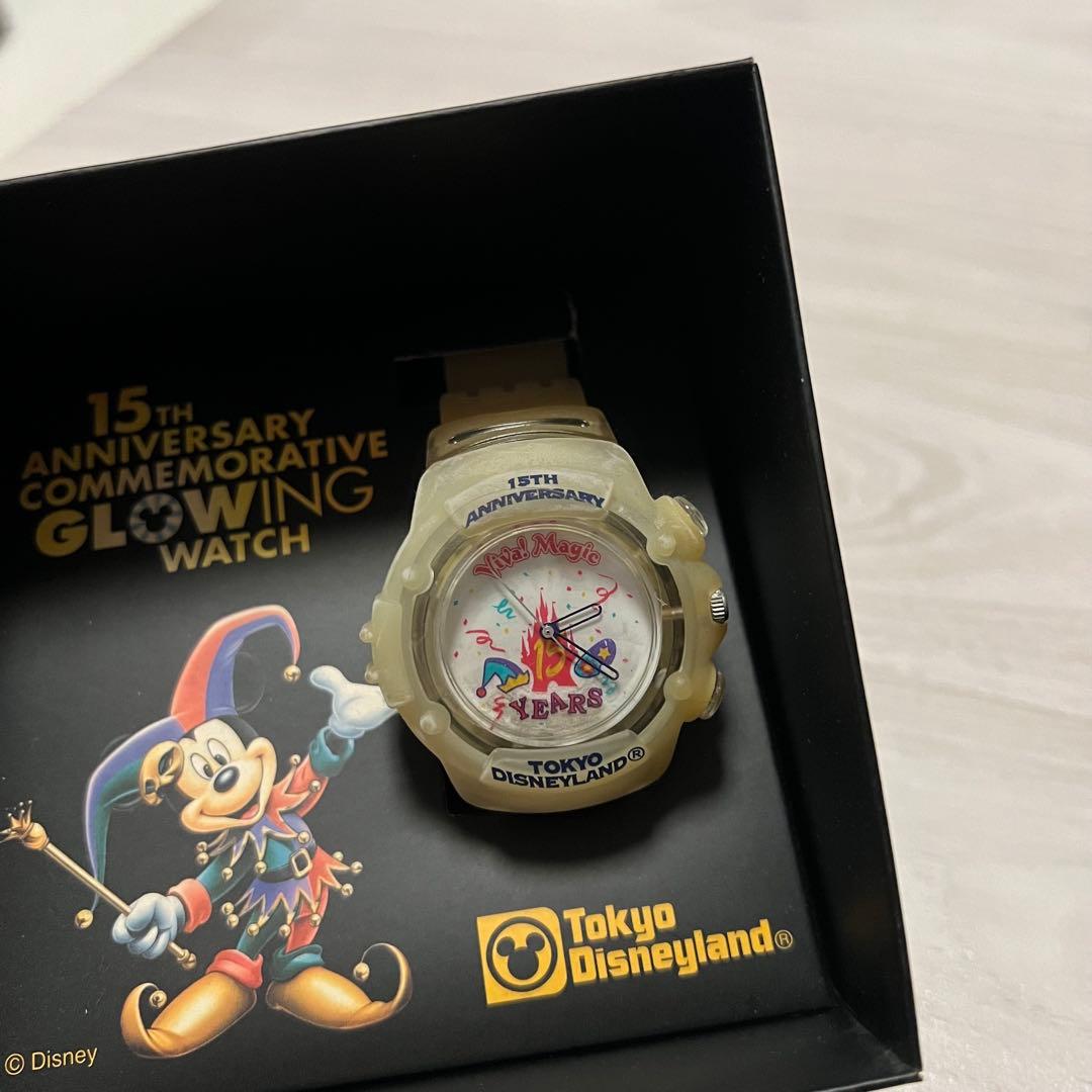 東京ディズニーランド 15周年記念 Viva!Magicグローイングウォッチ