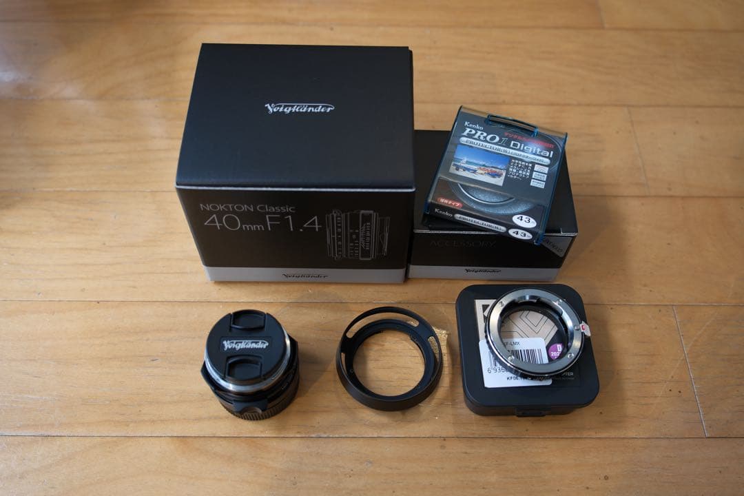 レンズ(単焦点) NOKTON Classic 40mm F1.4 SC フォクトレンダー NOKTON CLASSIC 40mm F1.4 S.Cレビュー