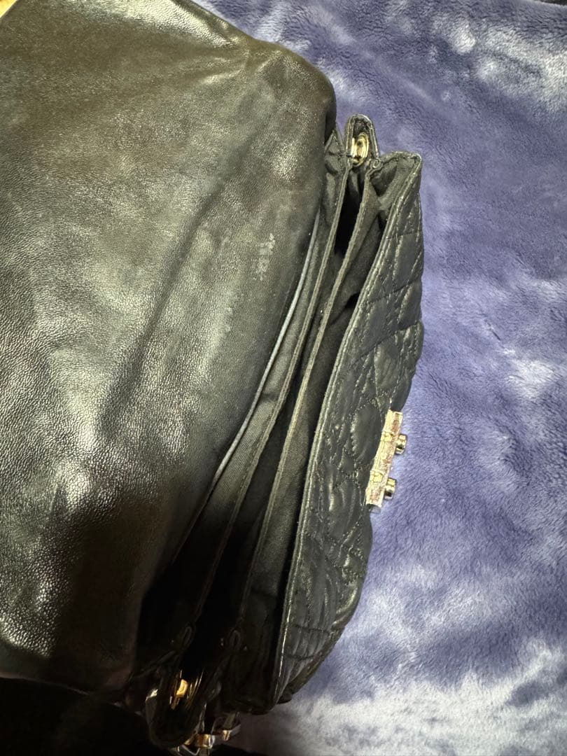 レディディオール ワンショルダー ニューロック カナージュ ラムレザー