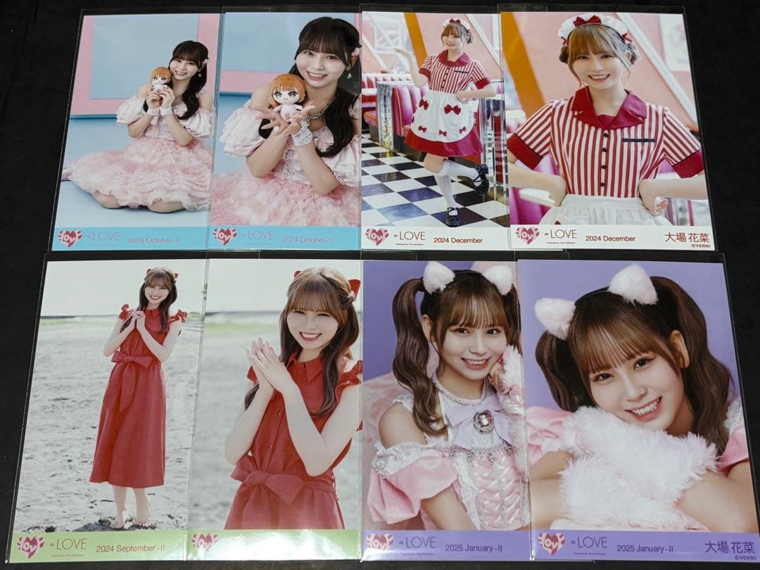 LOVE イコラブ 生写真 大場花菜 まとめ売り 62枚 イコラブ 大場花菜 生