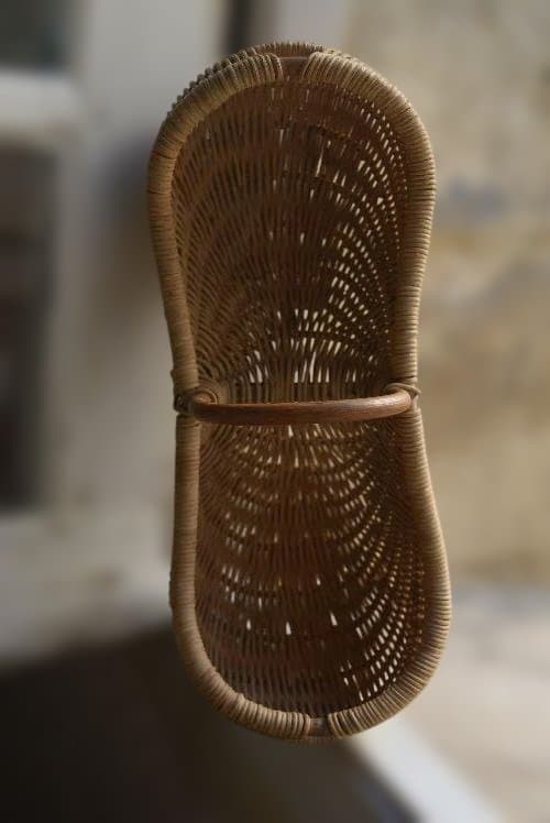 美品 フランスアンティーク 可愛いピーナツ型パニエ ヴィンテージ