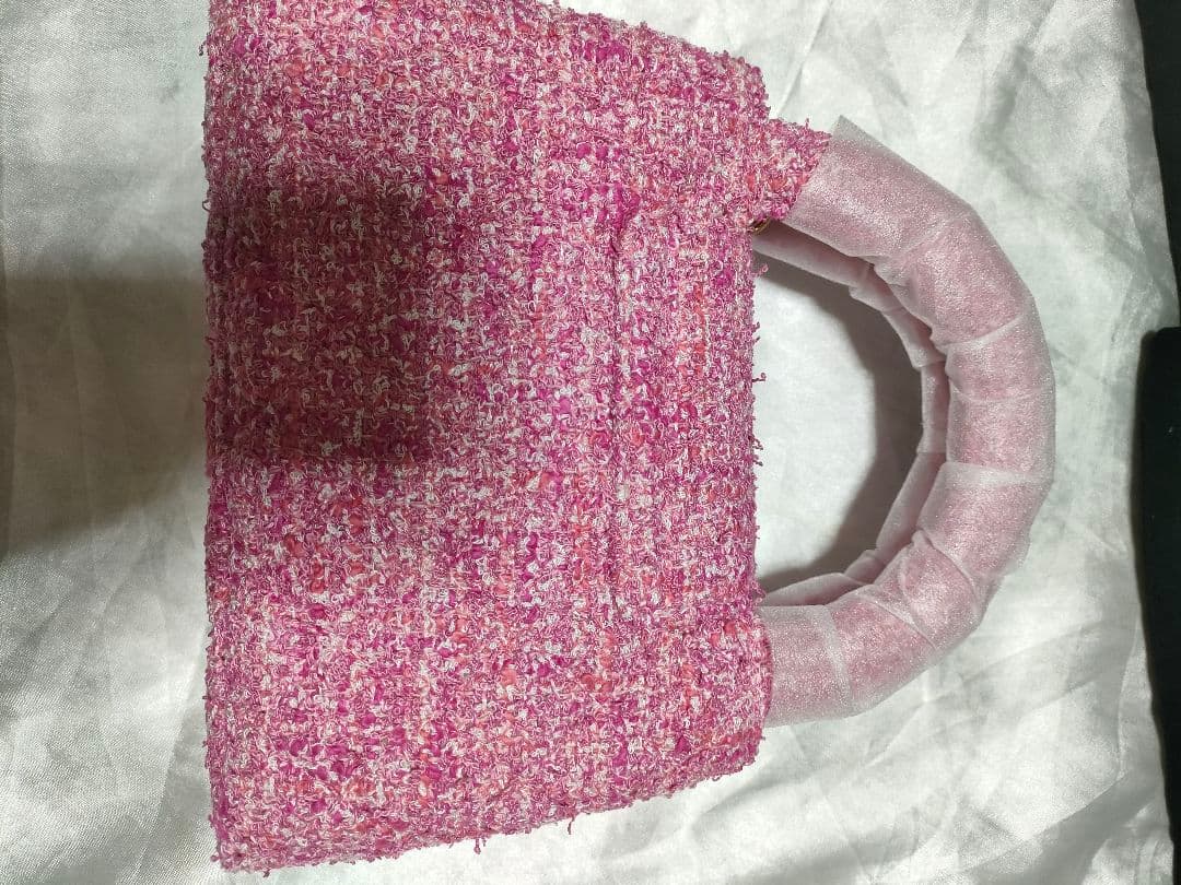 CHANEL ピンク ツイード ショルダーバッグ ノベルティ - メルカリ