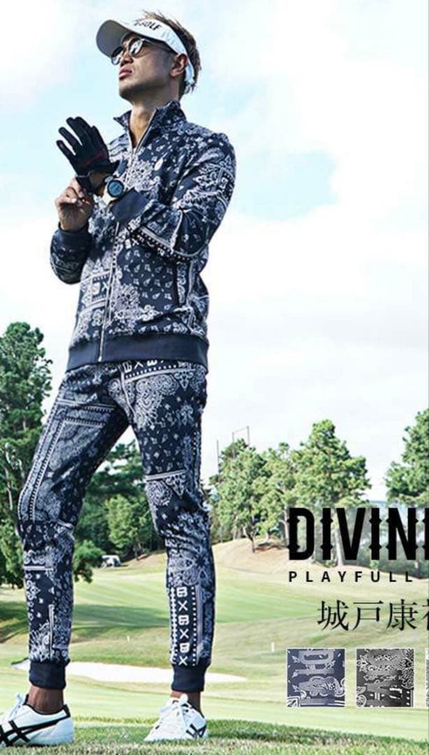 DIVINER ペイズリーセットアップ　ほぼ未使用 RANAN（ラナン） セットアップ 「2点セット」洗える/防シワ Vネック