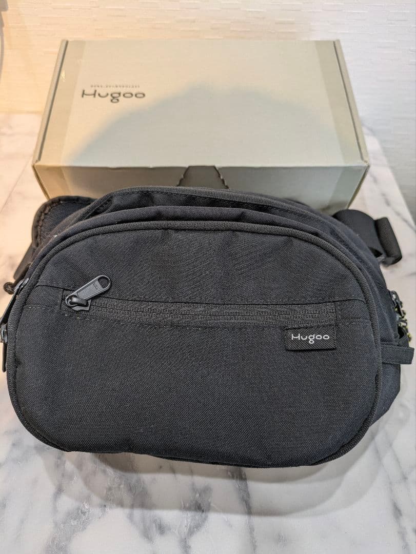 Hugoo ブラック ボディバッグ・ウエストポーチ HUGO BOSS（ヒューゴ・ボス） ボディバッグ Zair_Waistbag 50485597