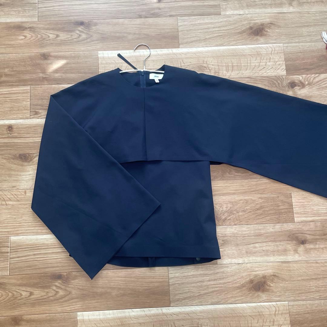 HYKE トップス CROPPED LONG―SLV TEE ／ BIG FIT （6