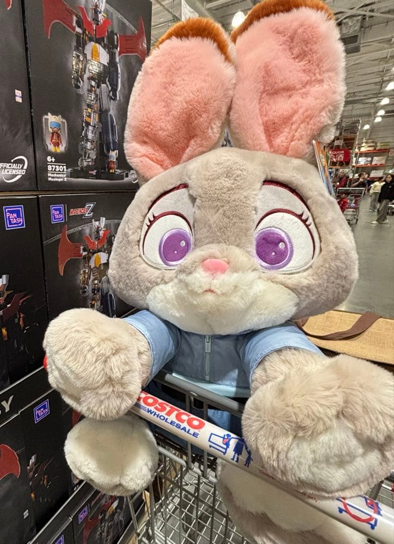 ズートピア 2 ぬいぐるみ ジュディ コストコ ブランケット入り 大50cm