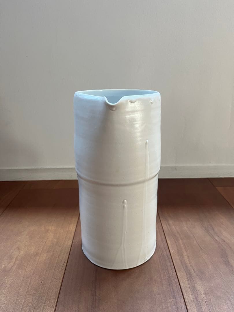 黒田泰蔵 白磁ピッチャー 木箱付き - メルカリ