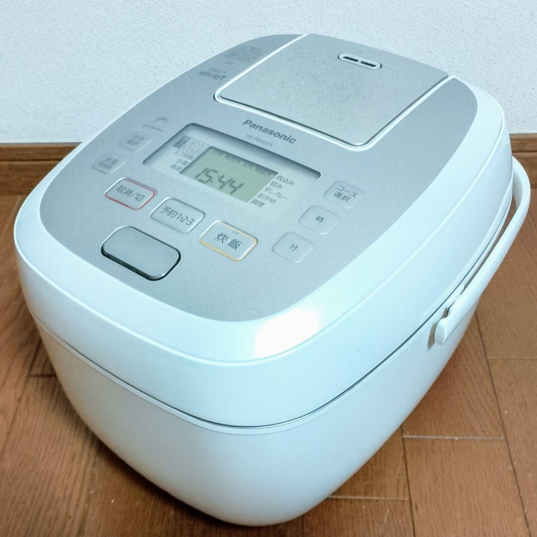 Panasonic　SR-PB10E6　可変圧力おどり炊き IH　5.5合炊き SR-PB106-W 炊飯器 可変圧力おどり炊き ホワイト [5.5合 /圧力IH