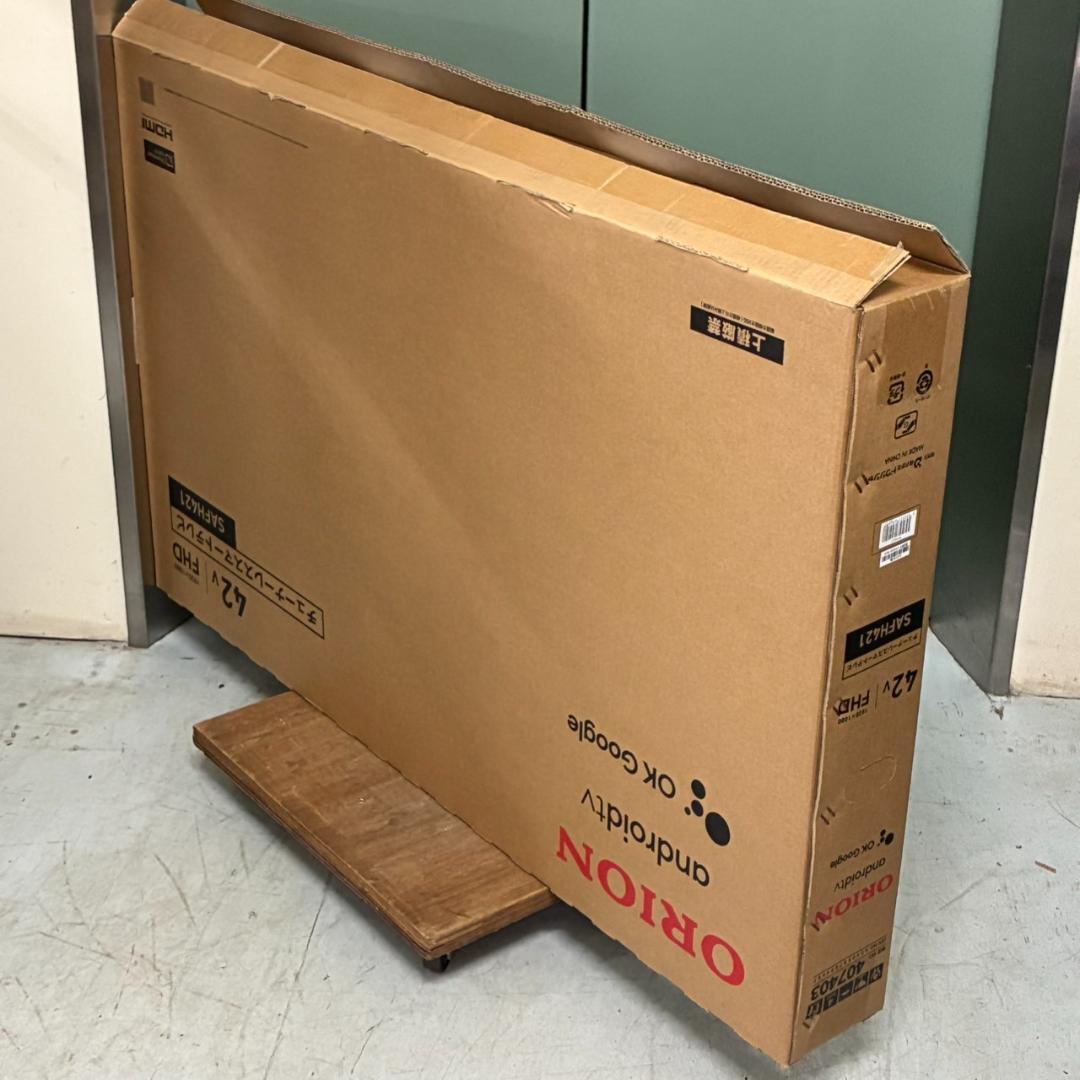未使用　オリオン　42V型チューナーレステレビ 　SAFH421 ORION 】AndroidTV™搭載 チューナーレステレビ42V型 | SAFH421 – De-Life