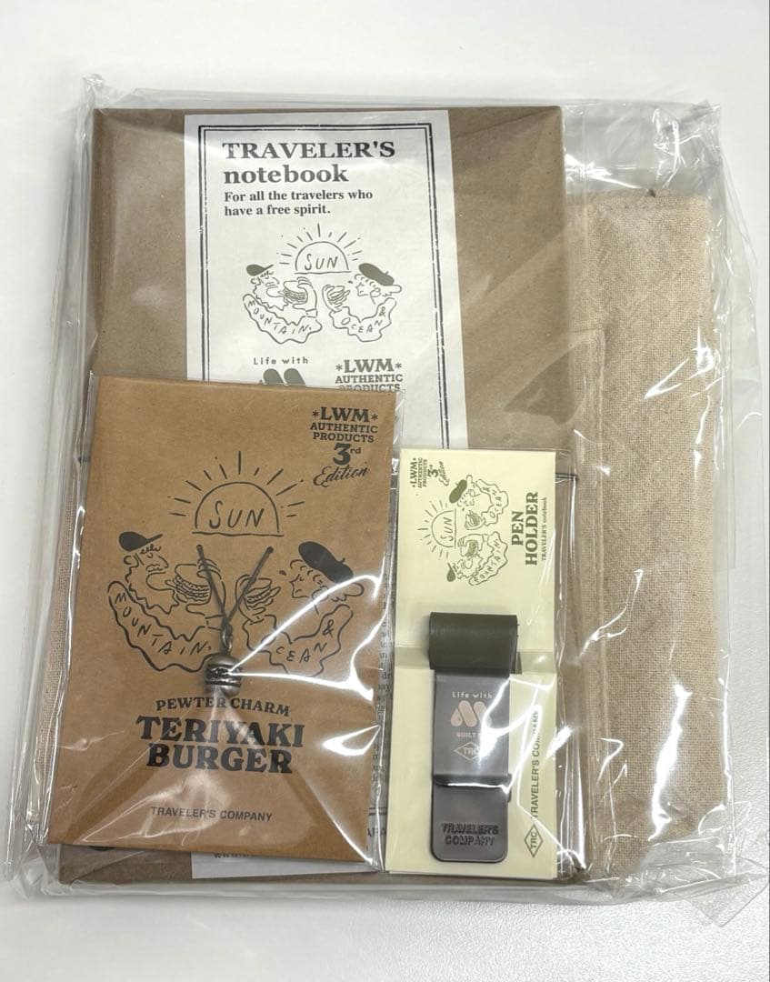 トラベラーズノート モスバーガー レギュラー オリーブ 3rd Edition