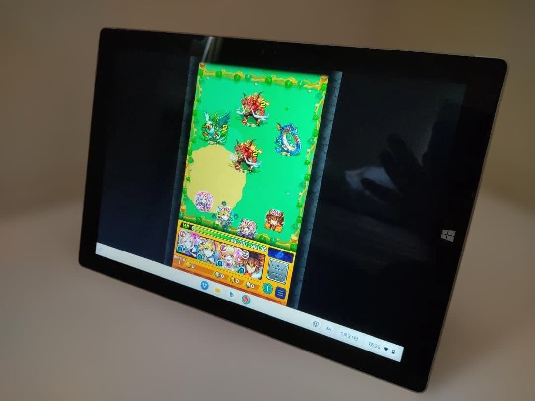 Chromebook化】Surface Pro 3 Androidアプリ対応 - メルカリ