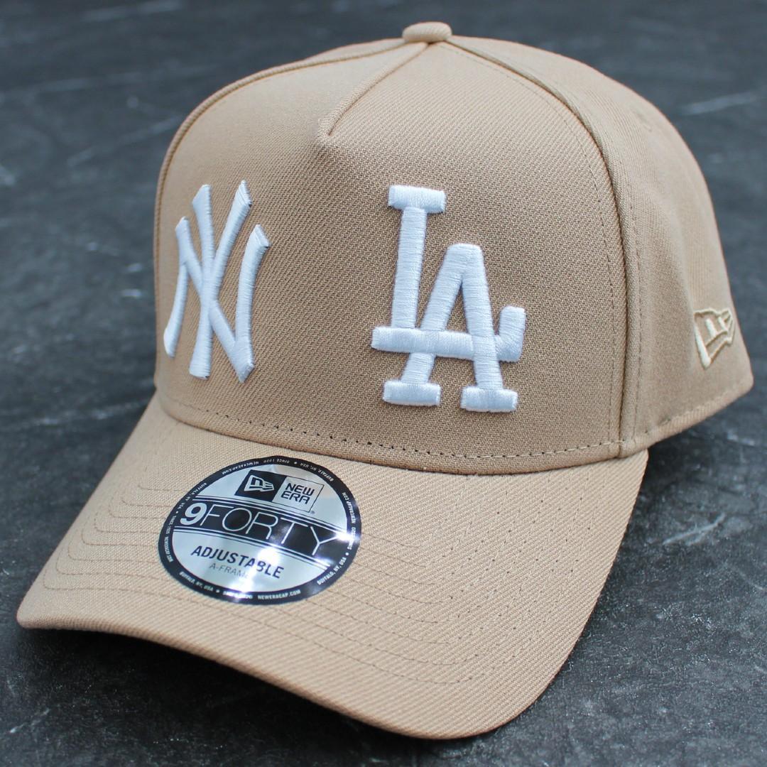 NEW ERA NYヤンキース LAドジャース ダブルロゴキャップ 海外モデル