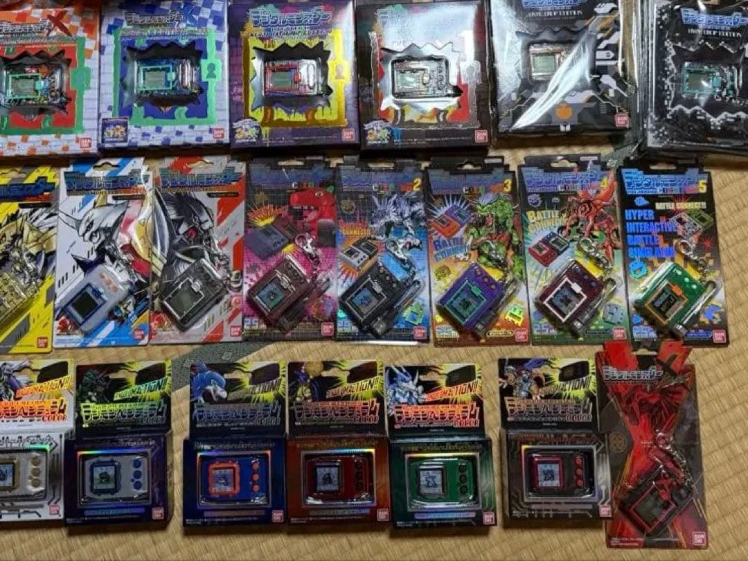 デジモン育成ギアまとめ売り デジモン】初代育成ギアver1～5の70体総まとめ/ Summary of 70 bodies